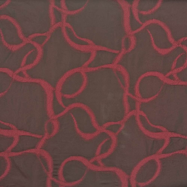 Peretti Red Hot by Kasmir Fabric 1384 100% Polyester
 ITALY 6,000 Martindale Cycles </p><p>Repeat: Horizontal: 14 inches and Vertical: 22 5/8 inches 54 - Fabric Carolina -