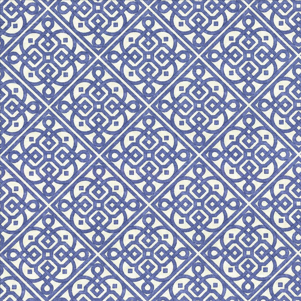 Perot Trellis Aquarium by Kasmir Fabric 5088 100% Cotton USA 15,000 Wyzenbeek Double Rubs Horizontal: 6 6/8 inches and Vertical: 6 6/8 inches 54 - Fabric Carolina -