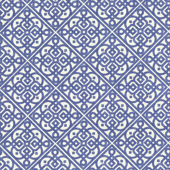 Perot Trellis Aquarium  by Kasmir Fabric See sample 100% Cotton
 USA 15,000 Wyzenbeek Double Rubs </p><p>Repeat: Horizontal: 6 6/8 inches and Vertical: 6 6/8 inches 54  - Fabric Carolina -