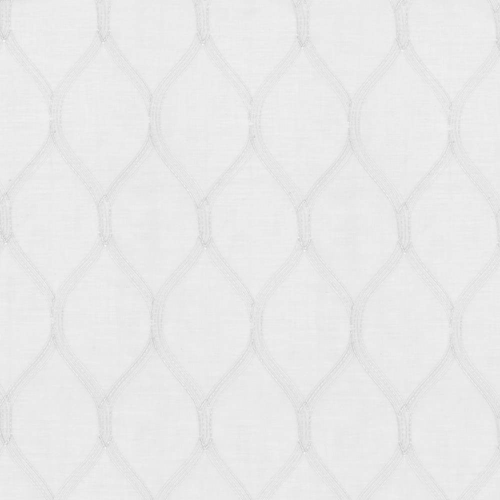 Per Se White by Kasmir Fabric 5077 100% Polyester
Embroidery
100% Polyester
 TURKEY </p><p>Repeat: Horizontal: 3 2/8 inches and Vertical: 6 6/8 inches 50 - 59 - Fabric Carolina -
