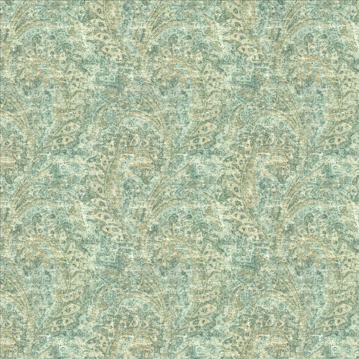 Persian Paisley Azure by Kasmir Fabric 1453 100% Cotton
 SOUTH KOREA </p><p>Repeat: Horizontal: 9 inches and Vertical: 11 6/8 inches 54 - Fabric Carolina -