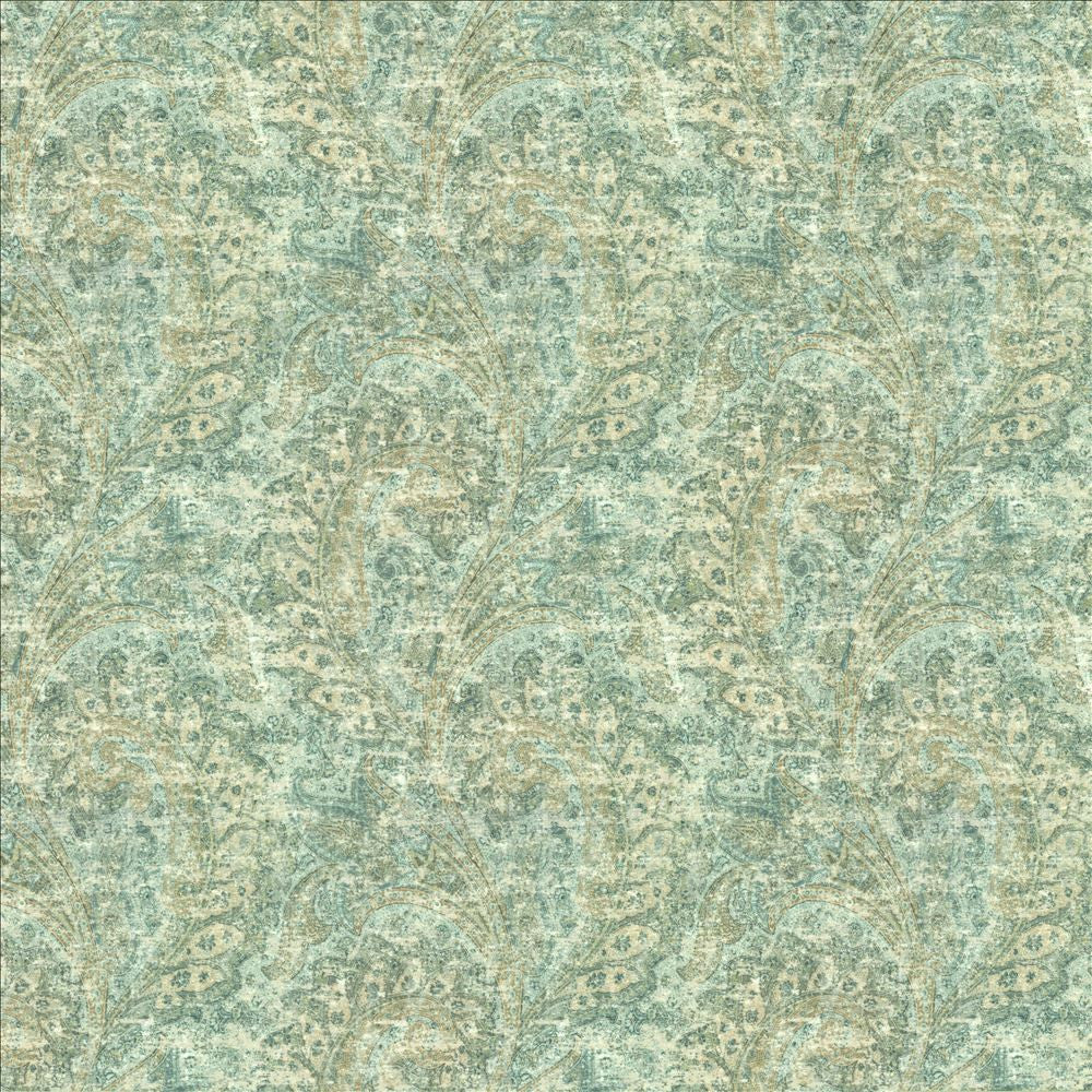Persian Paisley Azure by Kasmir Fabric 1453 100% Cotton
 SOUTH KOREA </p><p>Repeat: Horizontal: 9 inches and Vertical: 11 6/8 inches 54 - Fabric Carolina -