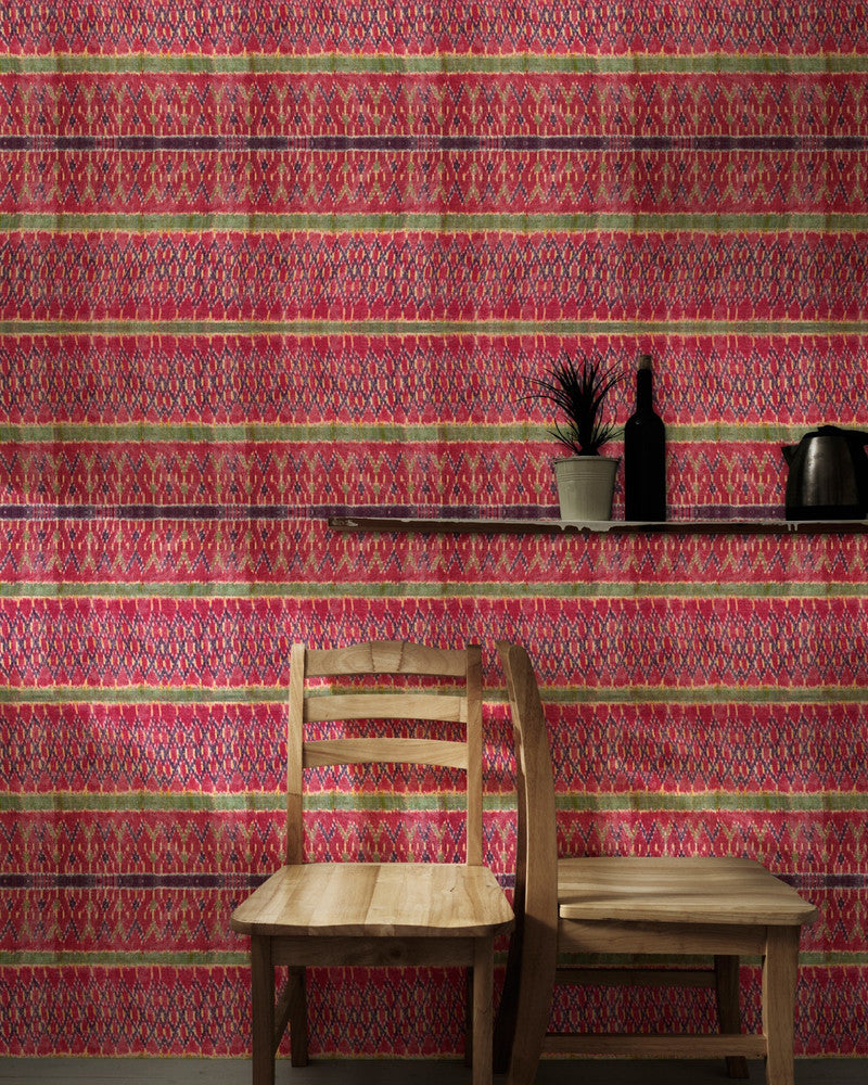 LAKAI Wallpaper (WP20398) by Mind The Gap | WP20398 | THE WALLPAPER COLLECTABLES | 3 rolls x 20.5 x 118.1 in | 0.52m / 20.5in | 3m / 118in | 4.65mp | 300cm / 118in | Green, Yellow | Textured Matte | Paste the wall | 3-rolls in a box | Fabric Carolina | https://www.fabriccarolina.com/