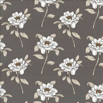 Petal Pusher Mercury by Kasmir Fabric 1425 100% Cotton TURKEY Not Tested H: 27 2/8 inches, V: 25 2/8 inches 55 - Fabric Carolina - Kasmir