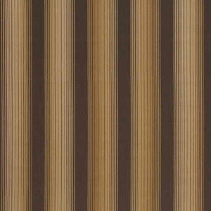 Serafina Stripe Dk Brown by Parkertex Fabric