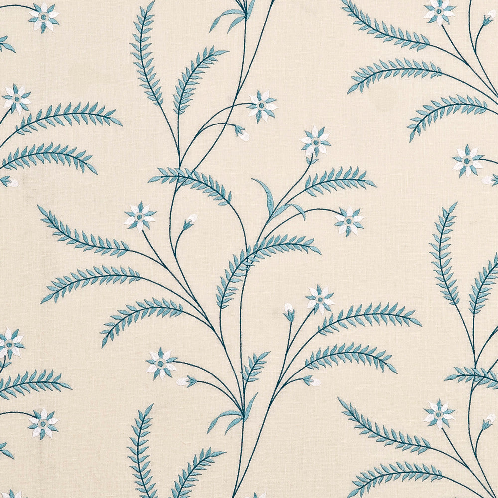 Scampston Trail Blue by Baker Lifestyle Fabric