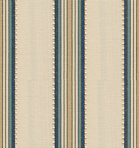 Sarala Oatmeal/Indigo by Baker Lifestyle Fabric