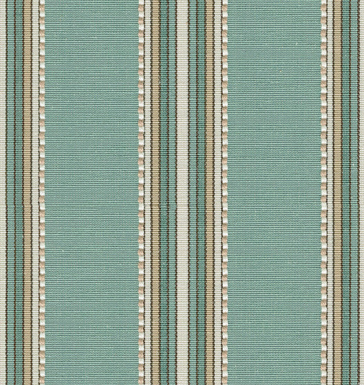 Sarala Aqua/Biscuit by Baker Lifestyle Fabric