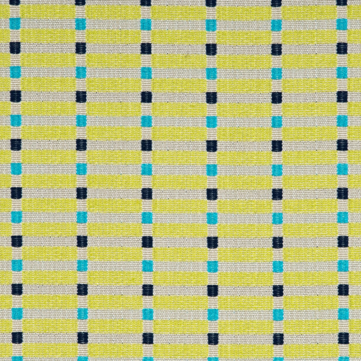 Tretten Turquoise/Lime/Indigo by Baker Lifestyle Fabric