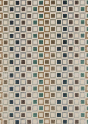 Square Dance Indigo by Baker Lifestyle Fabric