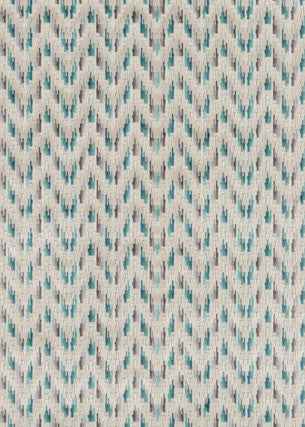 Carnival Chevron Teal by Baker Lifestyle Fabric