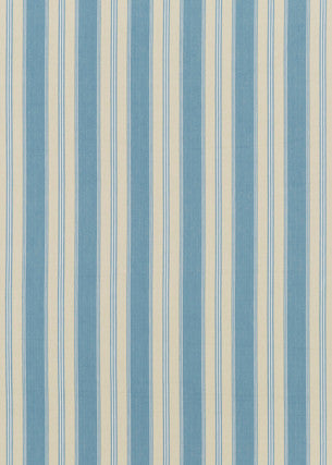 Tango Ticking Aqua by Baker Lifestyle Fabric