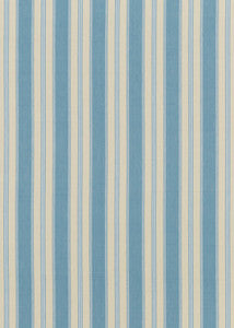 Tango Ticking Aqua by Baker Lifestyle Fabric
