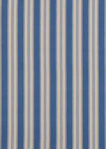 Tango Ticking Blue by Baker Lifestyle Fabric
