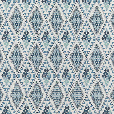 Castelo Indigo by Baker Lifestyle Fabric