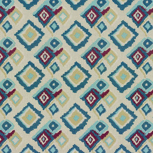 Picardie Diamond Marine by Kasmir Fabric