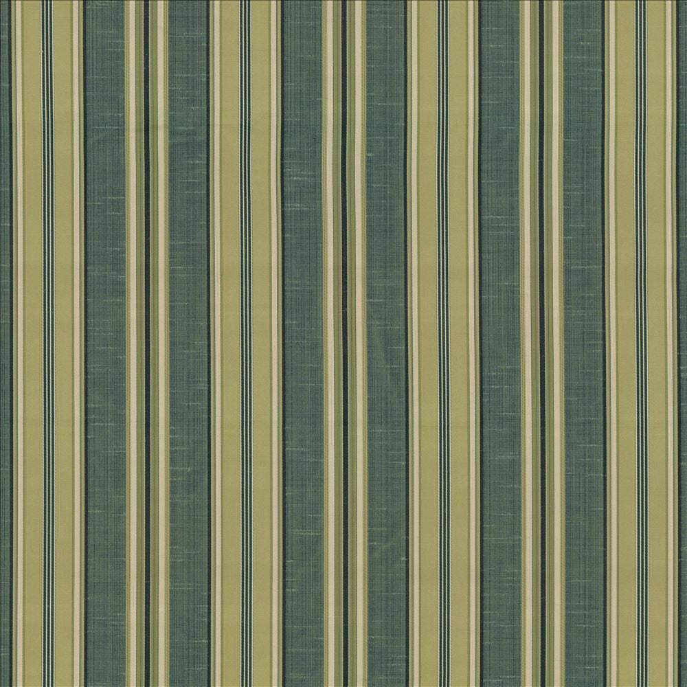 Picholine Stripe Lagoon by Kasmir Fabric 5074 100% Polyester TURKEY 15,000 Wyzenbeek Double Rubs Horizontal: 4 4/8 inches and Vertical: 0 Inches 54 - 55 - Fabric Carolina -