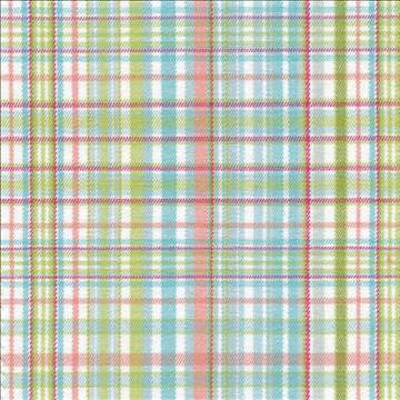 Pickwick Plaid Rainbow by Kasmir Fabric 1387 100% Cotton USA 15,000 Wyzenbeek Double Rubs H: 5 1/8 inches, V: 6 2/8 inches 54 - 58 - Fabric Carolina - Kasmir