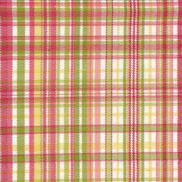 Pickwick Plaid Shrimp by Kasmir Fabric 1387 100% Cotton USA 15,000 Wyzenbeek Double Rubs H: 5 1/8 inches, V: 6 2/8 inches 54 - 58 - Fabric Carolina - Kasmir