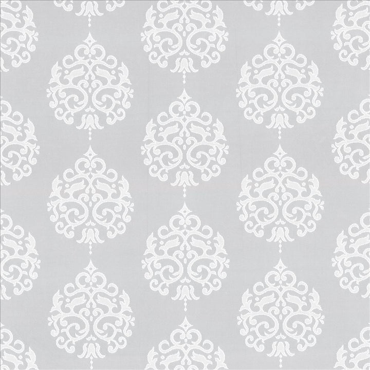 Picolino White by Kasmir Fabric 5077 100% Polyester
 TURKEY Not Tested Horizontal: 15 7/8 inches and Vertical: 11 inches 49 - Fabric Carolina -