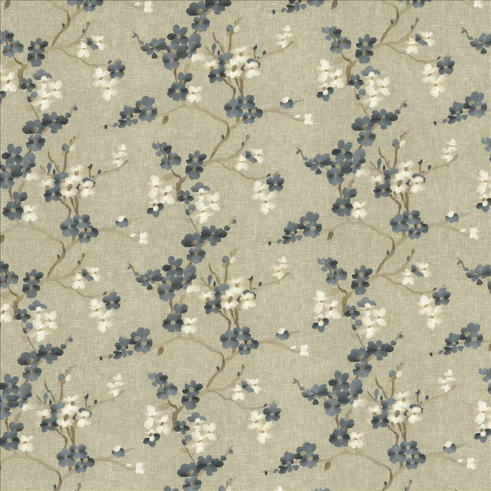 Picturesque Glacier by Kasmir Fabric 1450 73% Cotton
27% Polyester
 INDIA </p><p>Repeat: Horizontal: 25 2/8 inches and Vertical: 18 5/8 inches 54 - Fabric Carolina -