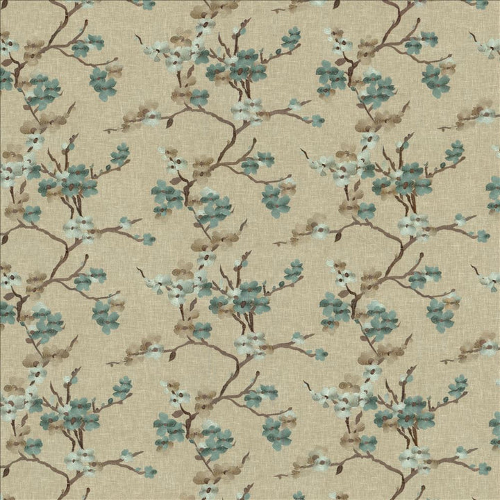 Picturesque Lagoon by Kasmir Fabric 1450 73% Cotton
27% Polyester
 INDIA </p><p>Repeat: Horizontal: 25 2/8 inches and Vertical: 18 5/8 inches 54 - Fabric Carolina -