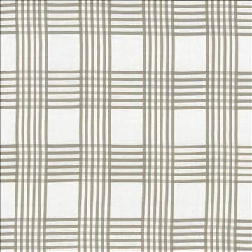 Pierre Plaid Champagne by Kasmir Fabric 8003 100% Polyester INDIA 15,000 Wyzenbeek Double Rubs H: 7 3/8 inches, V: 8 6/8 inches 54 - 55 - Fabric Carolina - Kasmir