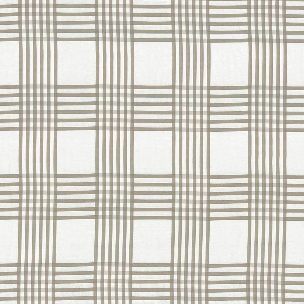 Pierre Plaid Champagne by Kasmir Fabric 8003 INDIA 15,000 Wyzenbeek Double Rubs H: 7 3/8 inches, V:8 6/8 inches 54 - 55 - Fabric Carolina - Kasmir