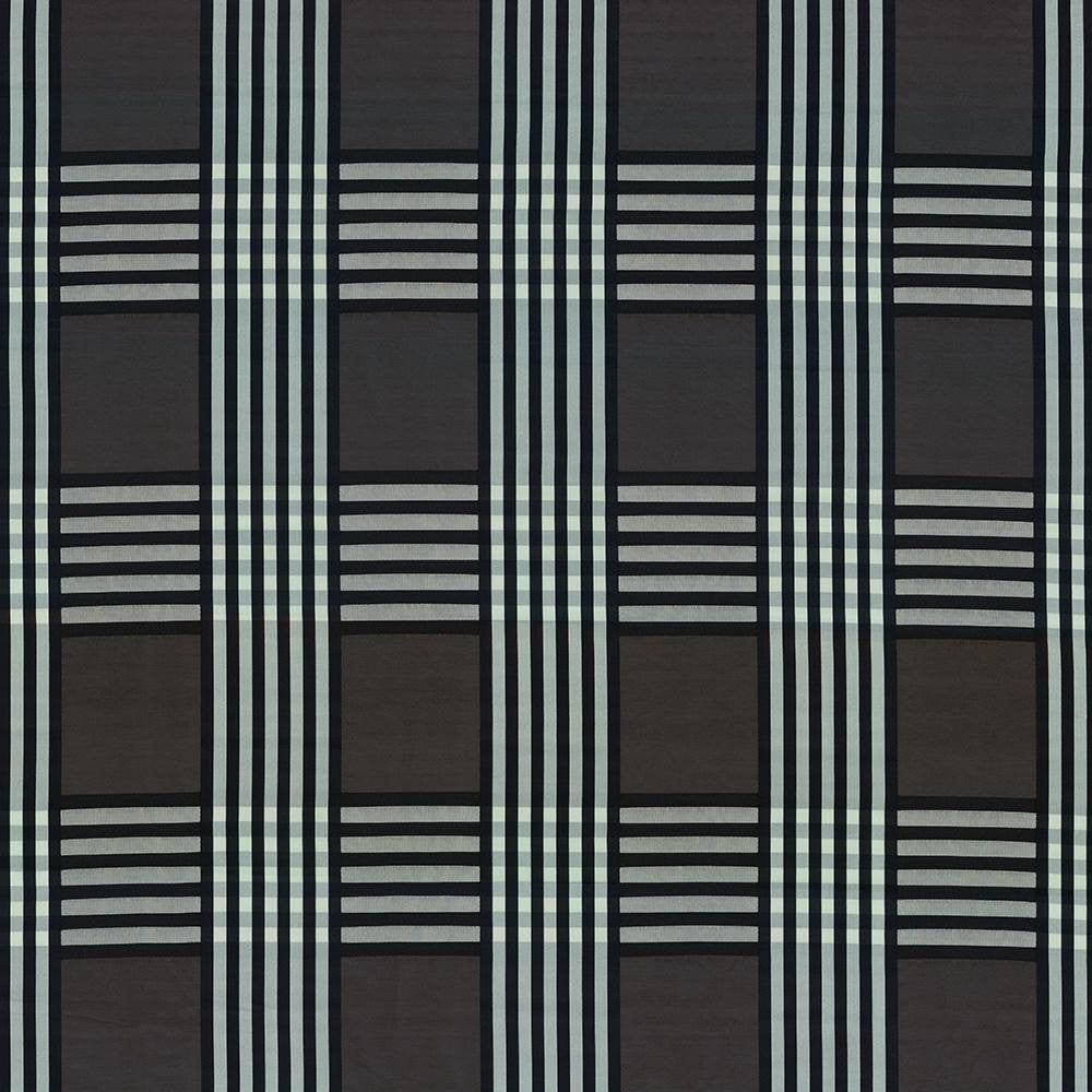 Pierre Plaid Granite by Kasmir Fabric 8003 INDIA 15,000 Wyzenbeek Double Rubs H: 7 3/8 inches, V:8 6/8 inches 54 - 55 - Fabric Carolina - Kasmir