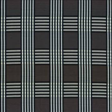 Pierre Plaid Granite by Kasmir Fabric 8003 100% Polyester INDIA 15,000 Wyzenbeek Double Rubs H: 7 3/8 inches, V: 8 6/8 inches 54 - 55 - Fabric Carolina - Kasmir