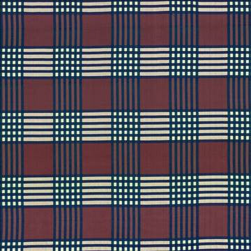 Pierre Plaid Merlot by Kasmir Fabric 8003 100% Polyester INDIA 15,000 Wyzenbeek Double Rubs H: 7 3/8 inches, V: 8 6/8 inches 54 - 55 - Fabric Carolina - Kasmir