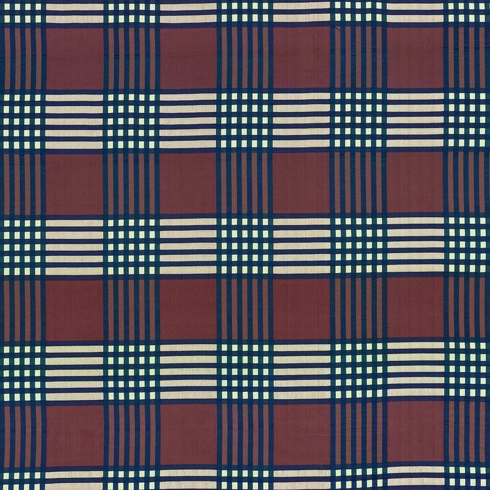 Pierre Plaid Merlot by Kasmir Fabric 8003 INDIA 15,000 Wyzenbeek Double Rubs H: 7 3/8 inches, V:8 6/8 inches 54 - 55 - Fabric Carolina - Kasmir