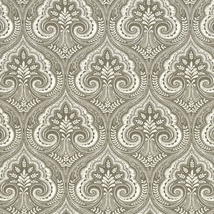 Pietro Paisley Charcoal by Kasmir Fabric 5105 100% Cotton
 TURKMENISTAN </p><p>Repeat: Horizontal: 13 6/8 inches and Vertical: 17 6/8 inches 54 - 55 - Fabric Carolina -