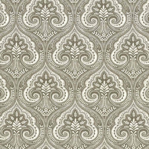 Pietro Paisley Charcoal by Kasmir Fabric