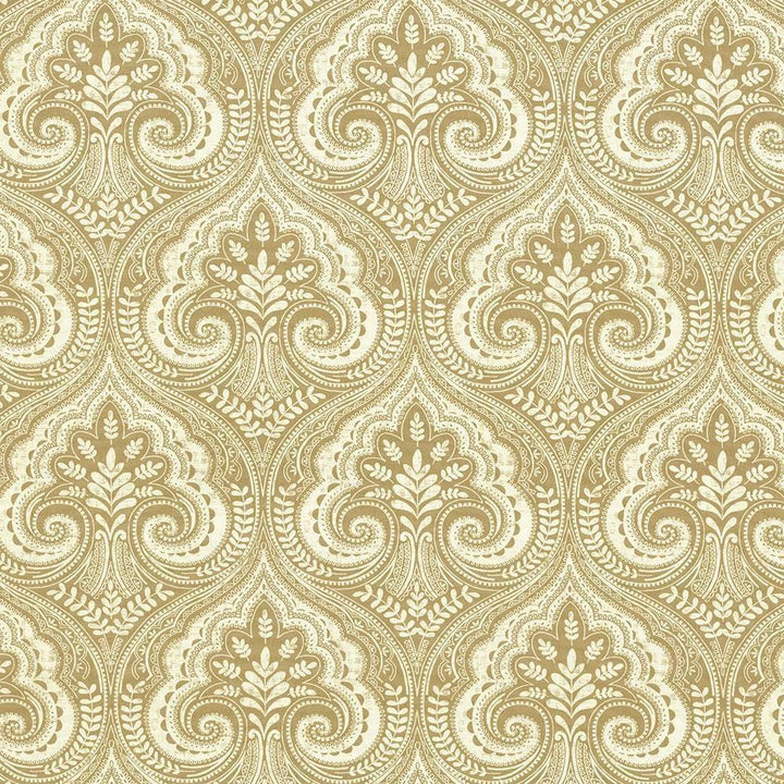 Pietro Paisley Wheat by Kasmir Fabric 5105 TURKMENISTAN H: 13 6/8 inches, V:17 6/8 inches 54 - 55 - Fabric Carolina - Kasmir