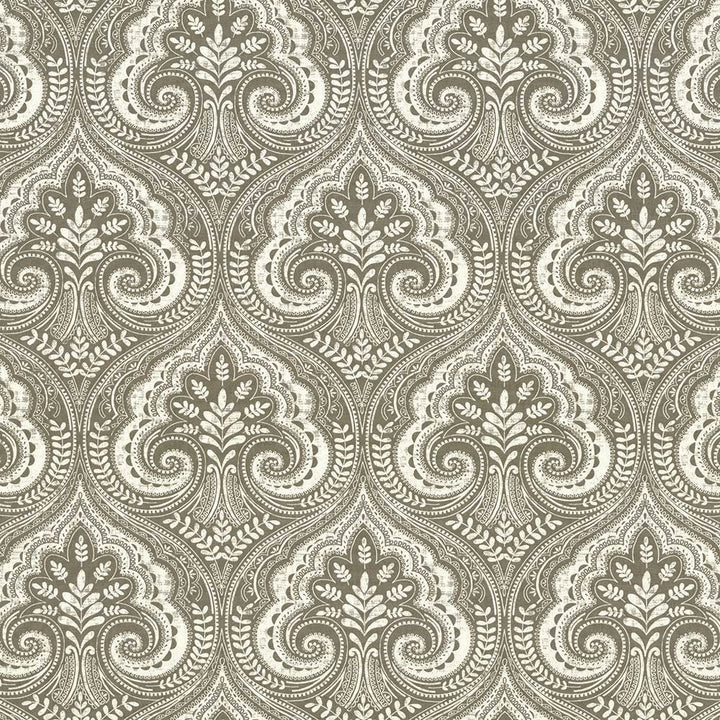 Pietro Paisley Charcoal by Kasmir Fabric 5105 100% Cotton
 TURKMENISTAN </p><p>Repeat: Horizontal: 13 6/8 inches and Vertical: 17 6/8 inches 54 - 55 - Fabric Carolina -
