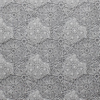 Piko Platinum 5507811004 by Carole Fabric Exclusive Sterling Noir 53% Rayon 47% Polyester Woven In Usa H: 6 1/2"V, 6 1/2"H  54" Minimum (See sample for specifics) - Fabric Carolina - Carole Exclusive