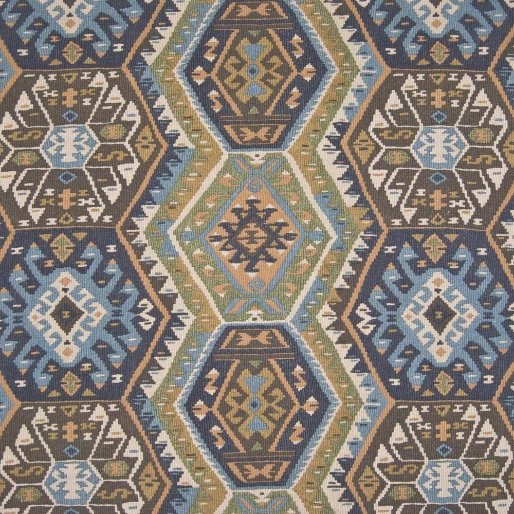 Pima Basketry Turquoise by Kasmir Fabric 1390 USA 15,000 Wyzenbeek Double Rubs H: 27 inches, V:25 2/8 inches 54 - Fabric Carolina - Kasmir