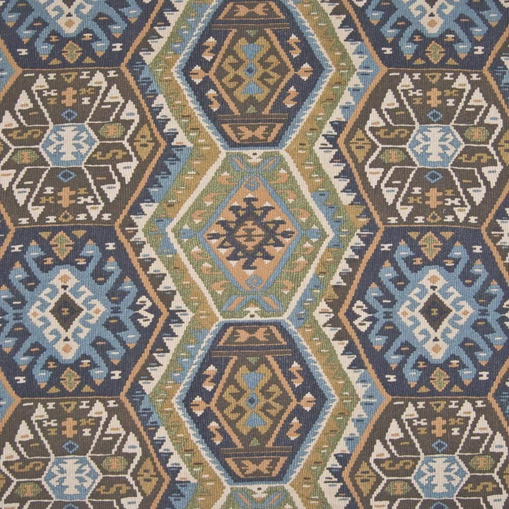Pima Basketry Turquoise by Kasmir Fabric 1390 USA 15,000 Wyzenbeek Double Rubs H: 27 inches, V:25 2/8 inches 54 - Fabric Carolina - Kasmir