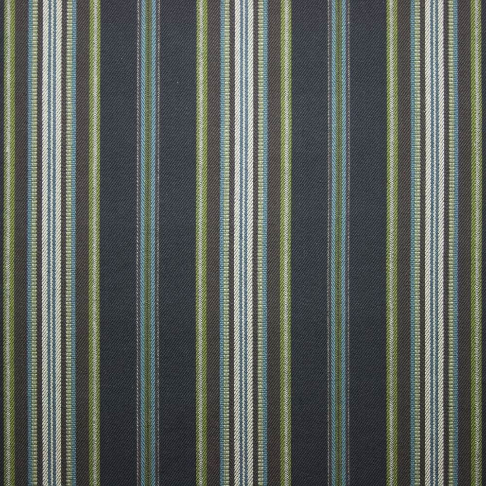 Pima Stripe Turquoise by Kasmir Fabric 1390 100% Cotton CHINA 30,000 Wyzenbeek Double Rubs Horizontal: 9 inches and Vertical: 0 Inches 54 - 55 - Fabric Carolina -