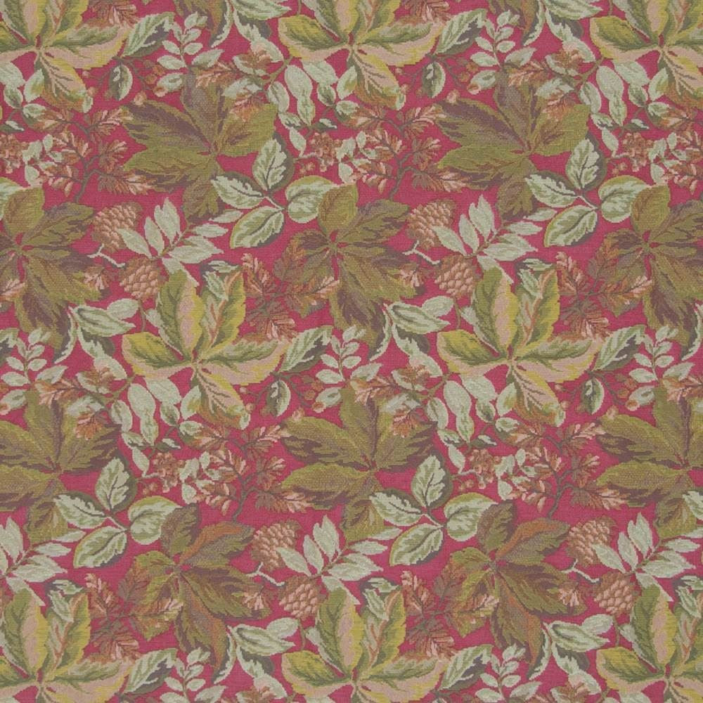 Pine Cone Lodge Berrywine by Kasmir Fabric 1359 55% Polyester 45% Cotton USA 15,000 Wyzenbeek Double Rubs Horizontal: 13 4/8 inches and Vertical: 28 4/8 inches 54 - Fabric Carolina -