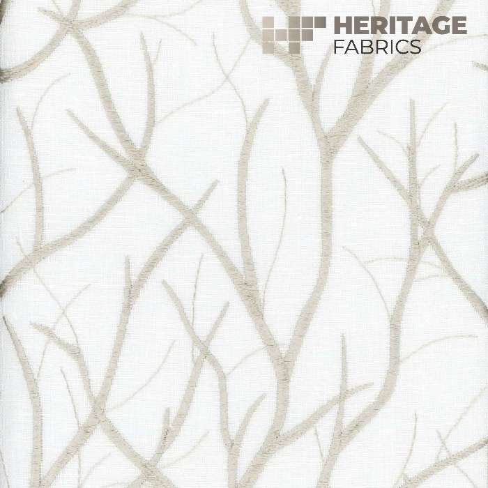 Pinehurst Taupe by Heritage Fabric - 100% Cotton USA or Imported Horizontal: 0.5" and Vertical: 55" - Fabric Carolina -