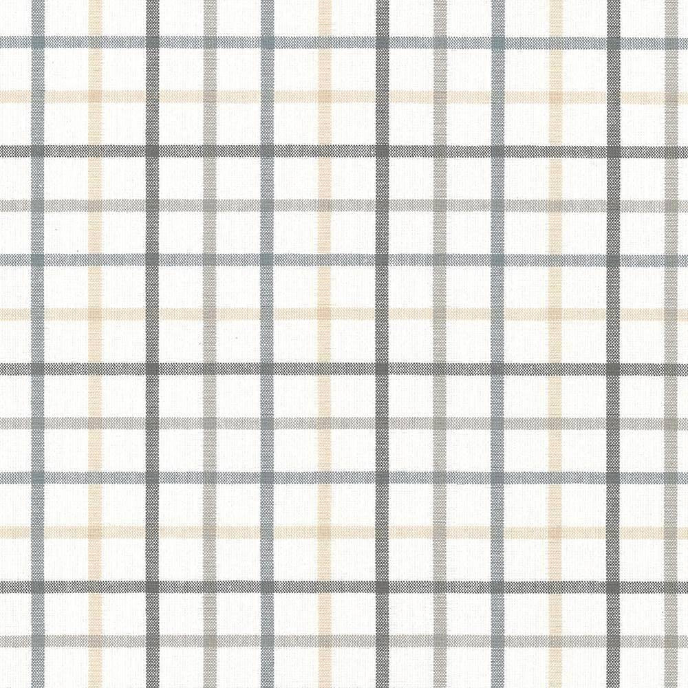 Piper Check Smoke by Kasmir Fabric 5066 PORTUGAL 51,000 Wyzenbeek Double Rubs H: 3 4/8 inches, V:3 2/8 inches 56 - Fabric Carolina - Kasmir