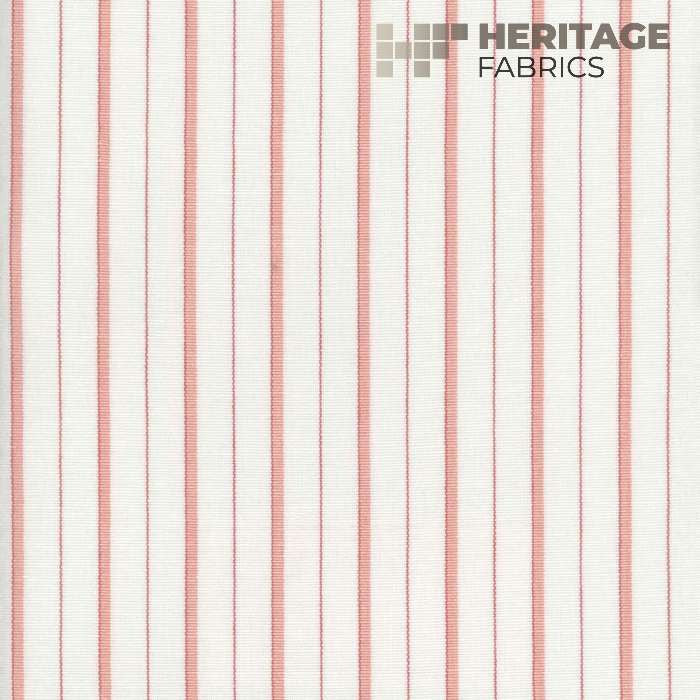 Piper Shrimp by Heritage Fabric - 100% Cotton India 12,000 Horizontal: 1.08" and Vertical: N/A 54" - Fabric Carolina -