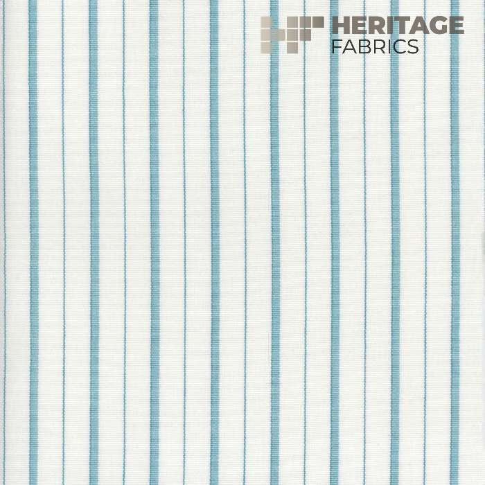 Piper Teal by Heritage Designer Fabric - 100% Cotton India 12,000 Horizontal: 1.08" and Vertical: N/A 54" - Swanky Fabrics -