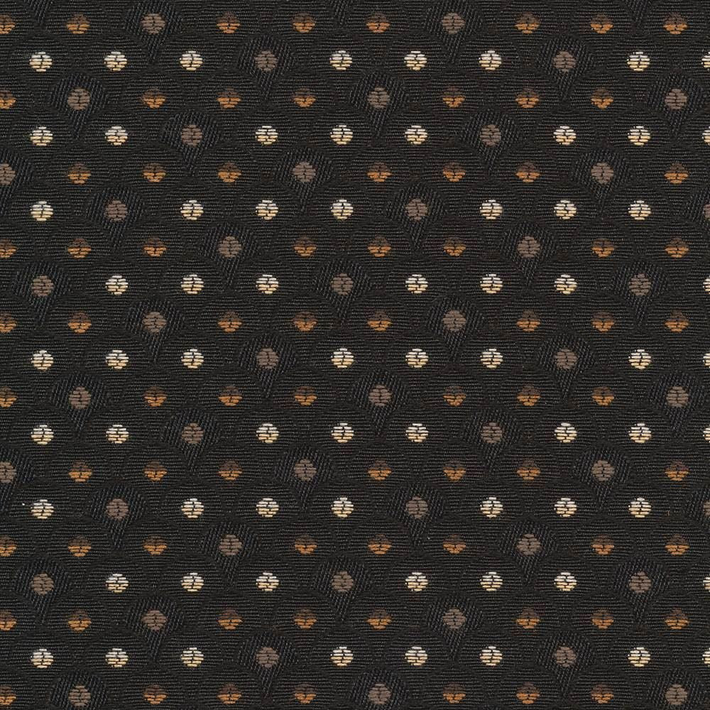 Pippin Dot Ebony by Kasmir Fabric 1386 65% Rayon 35% Polyester CHINA Not Tested Horizontal: 2 3/8 inches and Vertical: 2 3/8 inches 56 - 58 - Fabric Carolina -