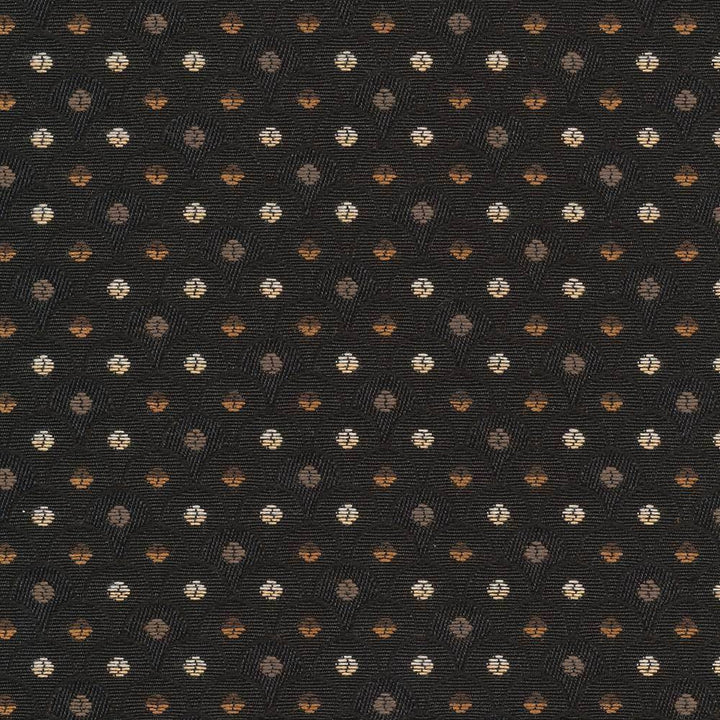 Pippin Dot Ebony by Kasmir Fabric 1386 CHINA Not Tested H: 2 3/8 inches, V:2 3/8 inches 56 - 58 - Fabric Carolina - Kasmir