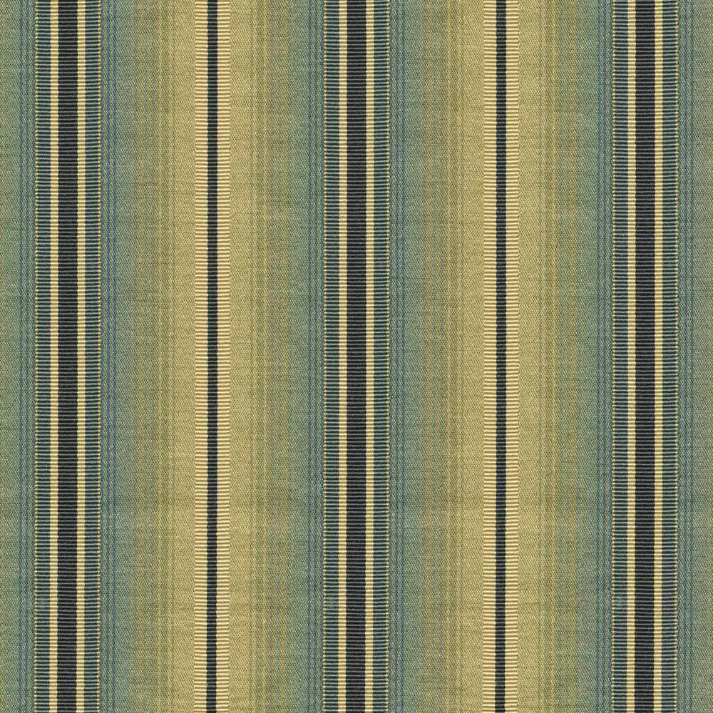 Placitas Stripe Adriatic by Kasmir Fabric 1403 TAIWAN 45,000 Wyzenbeek Double Rubs H: 6 6/8 inches, V:N/A 54 - 55 - Fabric Carolina - Kasmir