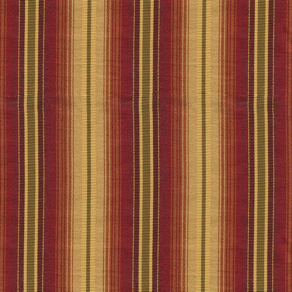 Placitas Stripe Cinnabar by Kasmir Fabric 1403 TAIWAN 45,000 Wyzenbeek Double Rubs H: 6 6/8 inches, V:N/A 54 - 55 - Fabric Carolina - Kasmir