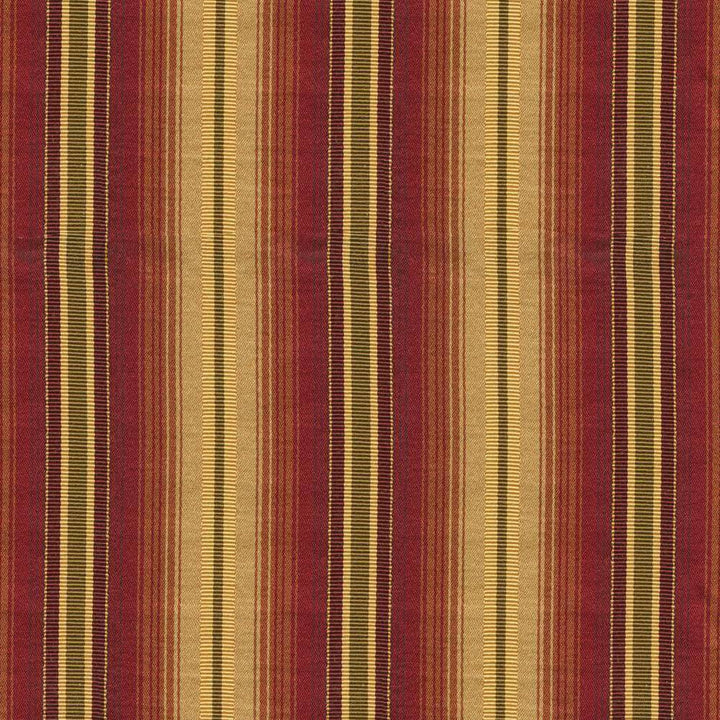 Placitas Stripe Cinnabar by Kasmir Fabric 1403 TAIWAN 45,000 Wyzenbeek Double Rubs H: 6 6/8 inches, V:N/A 54 - 55 - Fabric Carolina - Kasmir